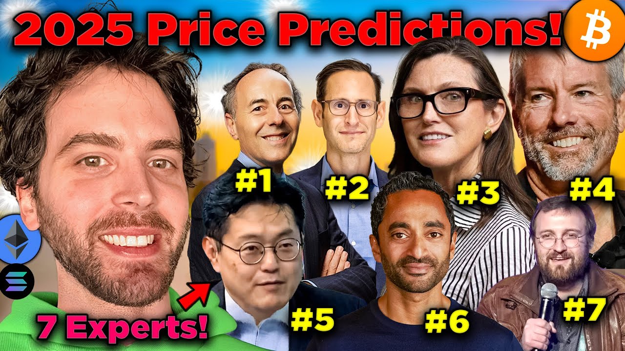 7 Crypto Experts' 2025 Bitcoin Top Predictions 📈