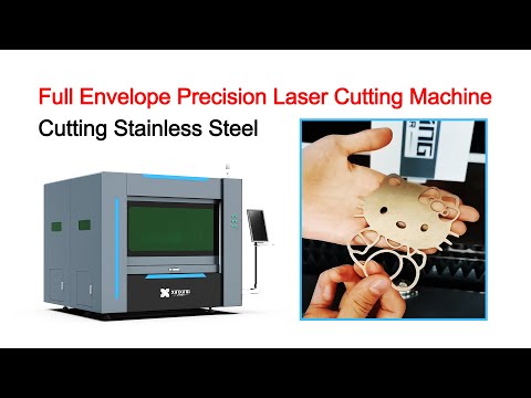 Full Envelope Precision Laser Cutting Machine Cutting 1mm stainless steel
