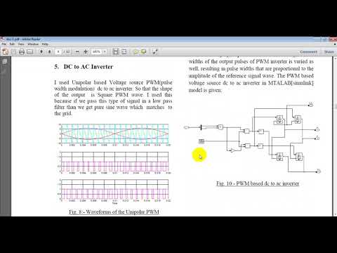 Model of Grid Connected Photovoltaic System Using matlab|m.e/m.tech project institutes in Bangalore