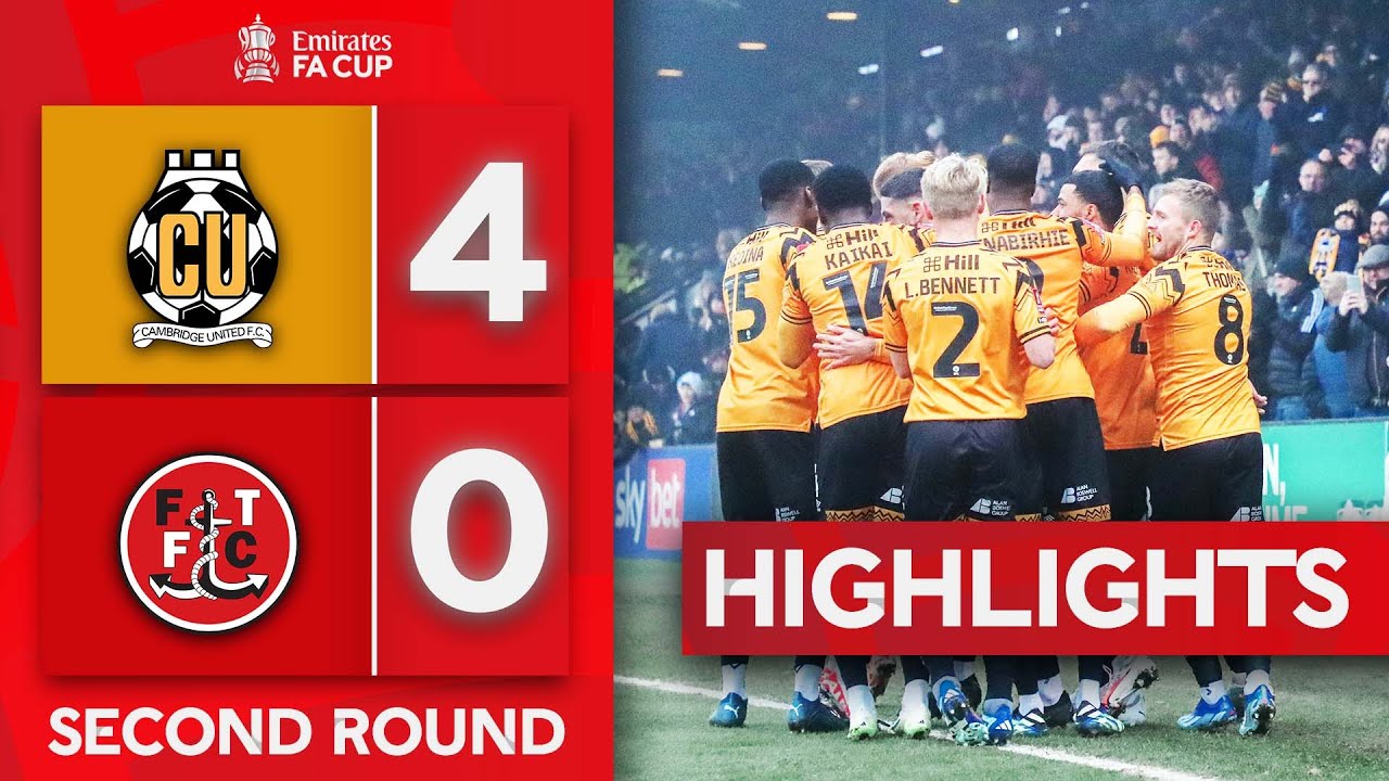 Cambridge United 4-0 Fleetwood | FA Cup Victory ๐