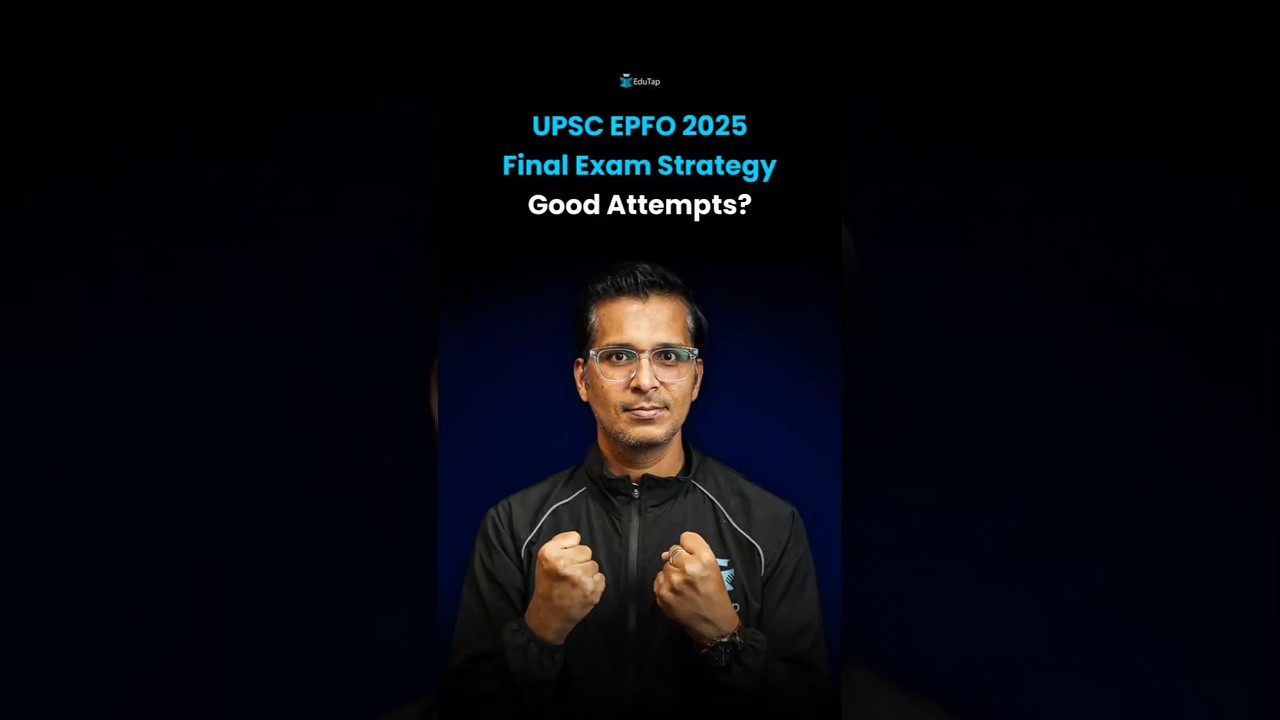 UPSC EPFO 2025 Exam Tips & Strategy 📘