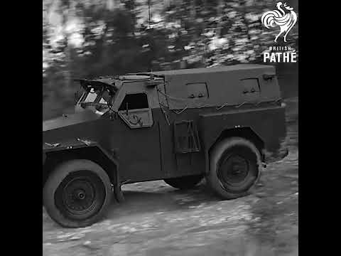 1962 British Army Vehicle Display #history #military #vehicles #army #technology #retro