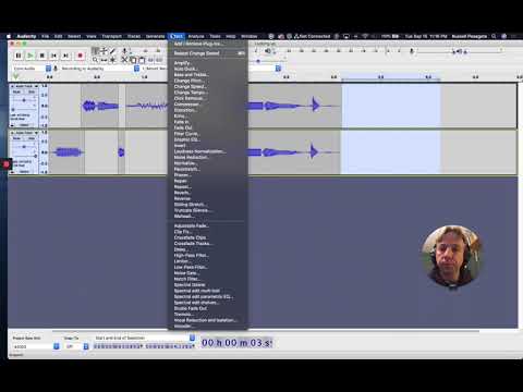 Audacity 4  Envelope tool and adding effects