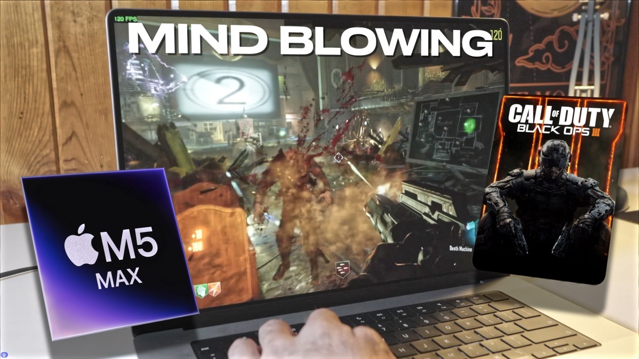 M5 Max Gaming Test: COD Black Ops 3 Zombies ๐ฎ