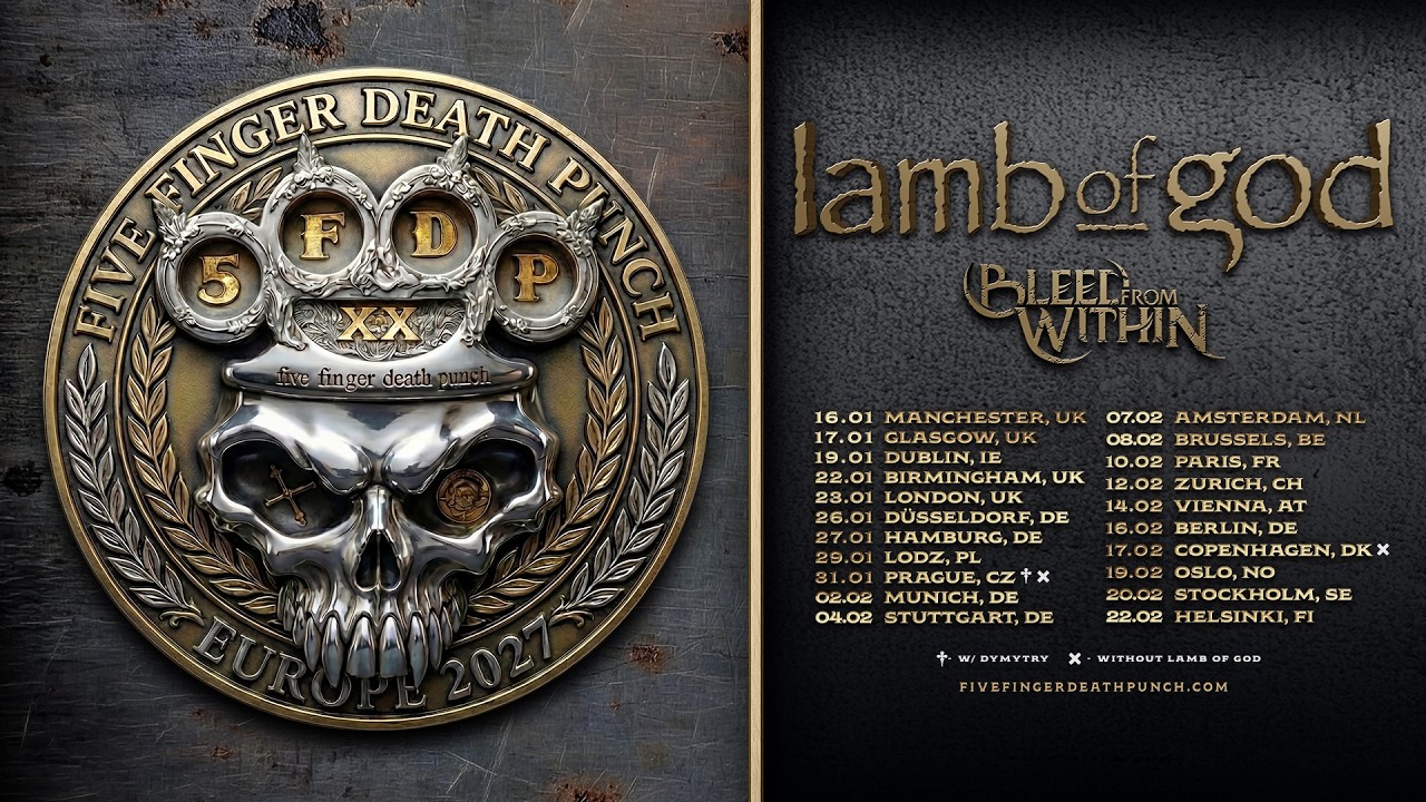 Five Finger Death Punch 20th Anniversary Tour Europe & UK 2027