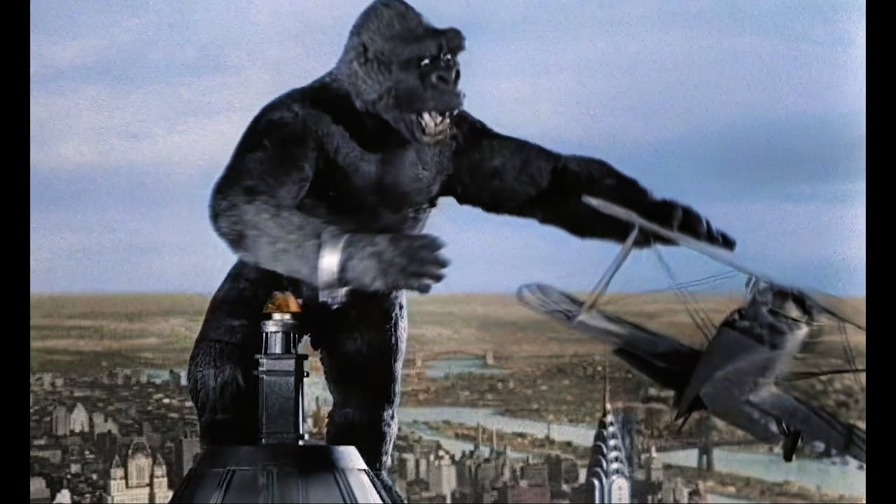 King Kong (1933) Colorized: Kong vs. Planes in 4K 🏙️