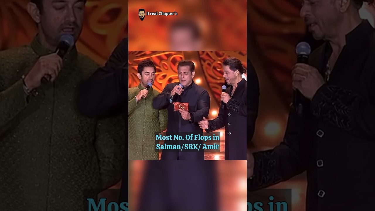 Most No. of Flops in Salman Shahrukh & Amir Khan #bollywood #salmankhan #srk #amirkhan