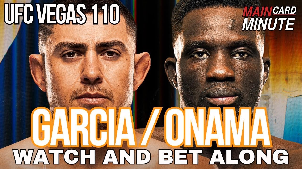 UFC Vegas 110: Garcia vs. Onama Live Stream 🥊