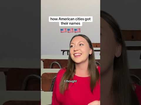 How American cities got their names #usa #american #americancities #geography #funny