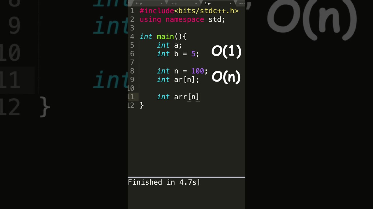 Understanding Space Complexity in 30 Seconds for Competitive Programming