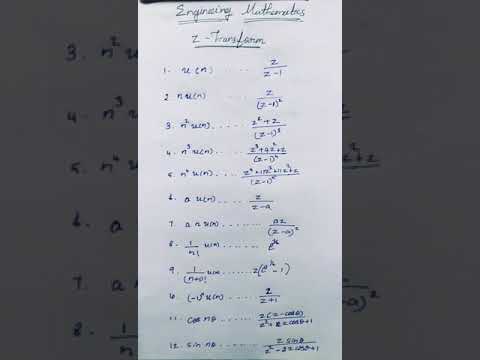Engineering Mathematics, Z Transform