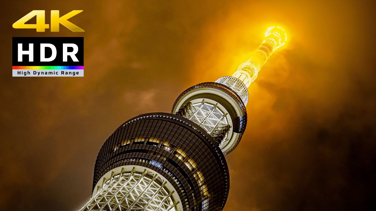 Tokyo Skytree Night Views in 4K HDR 🌆