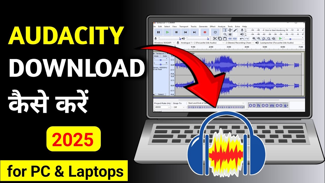 How to Download Audacity on PC/Laptop in 2025 β Step-by-Step Guide