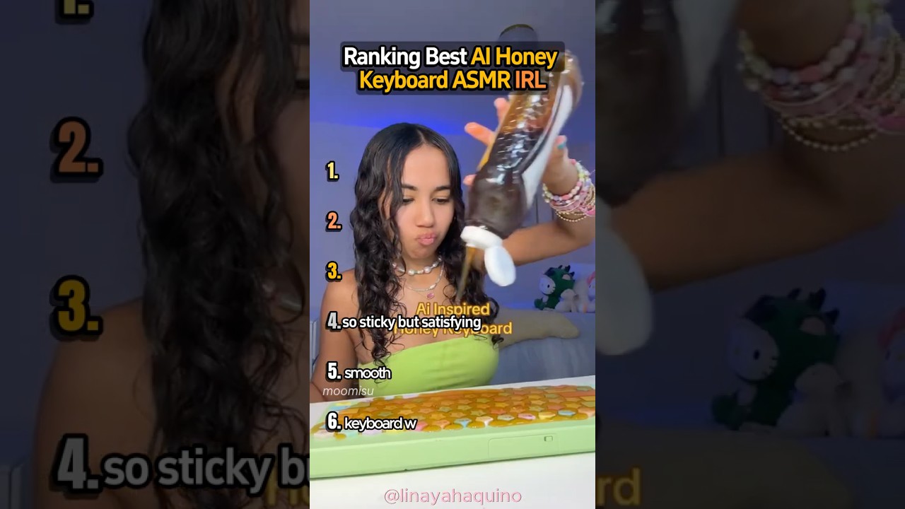 Top AI Honey Keyboard ASMR Reactions 🤩