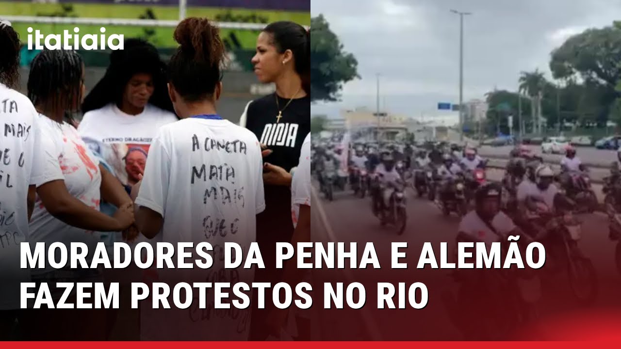 Moradores da Penha e Alemão protestam na Zona Norte do Rio após operação policial 🚓