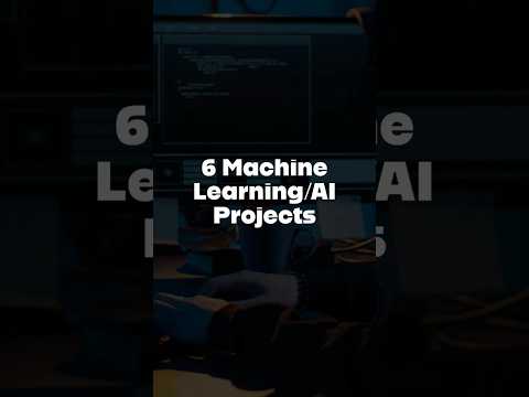 6 machine learning projects with source code 🧑💻 #shorts #coding #ai #ml #projects #ideas