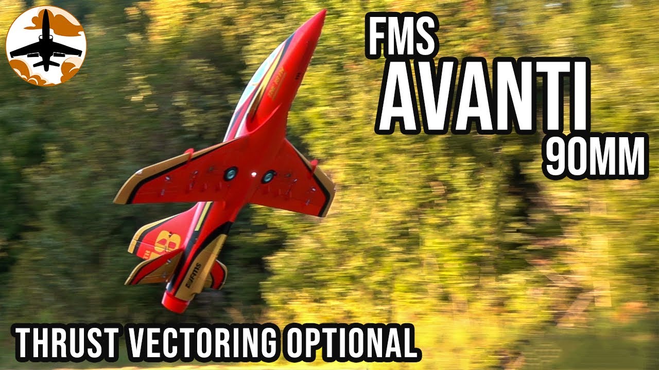 FMS Avanti 90mm EDF Jet: Thrust Vectored Power ✈️