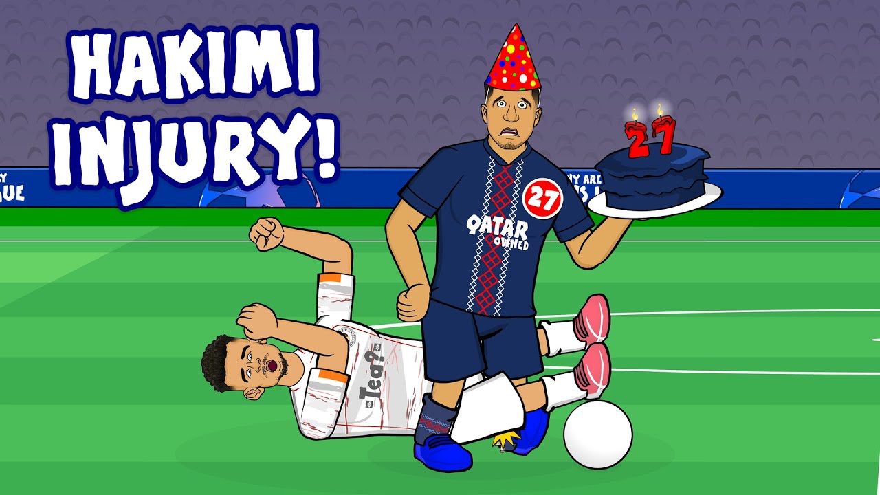 Epic Clash: Hakimi Gets Tackled by Luis Diaz in PSG vs Bayern Munich! ⚽