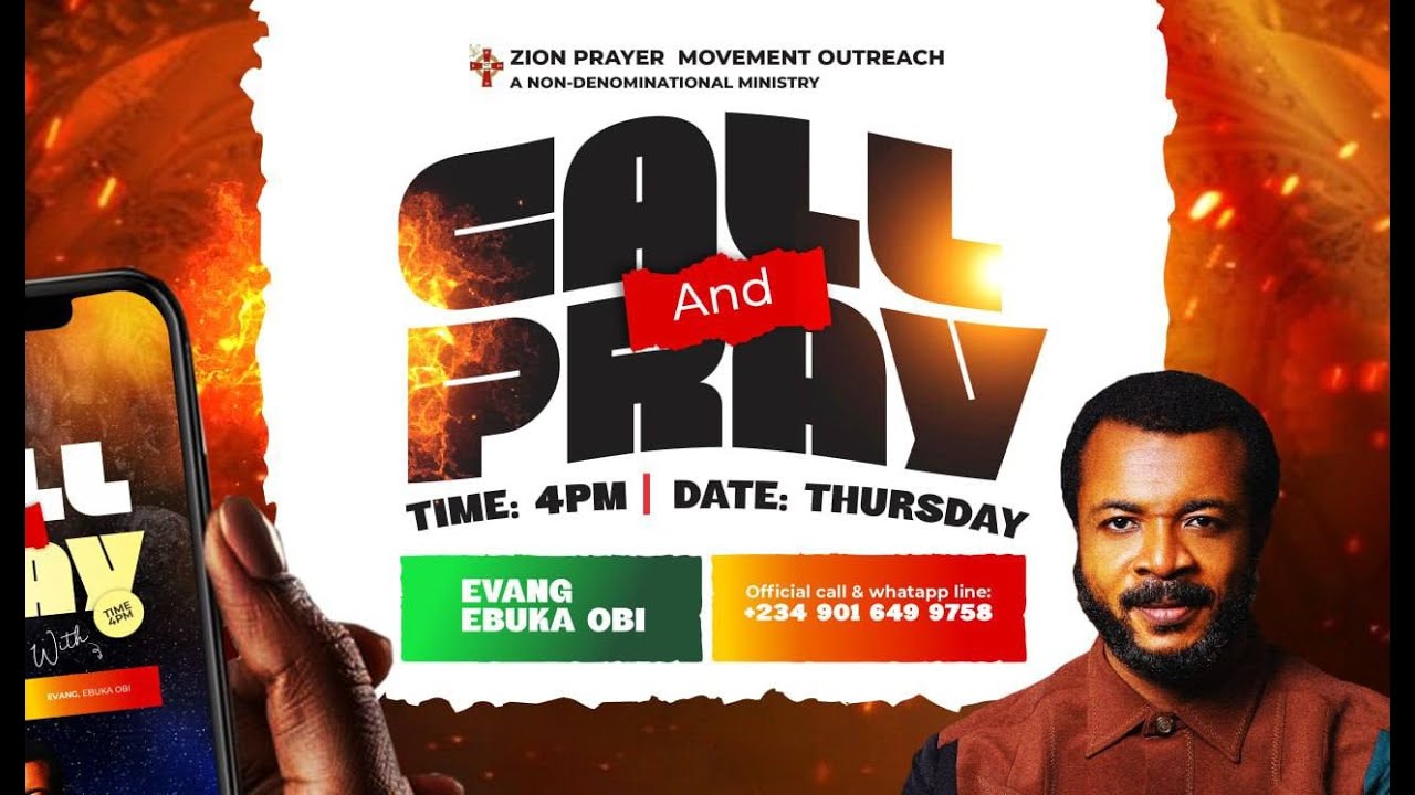Join Prayer with Evangel Ebuka Obi on Nov 20, 2025 🙏