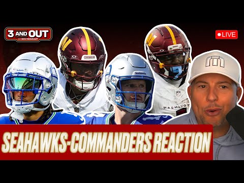 Reaction to Sam Darnold & Seahawks DOMINATING Commanders on SNF + NFL Week 9 | 3 & Out NFL Live