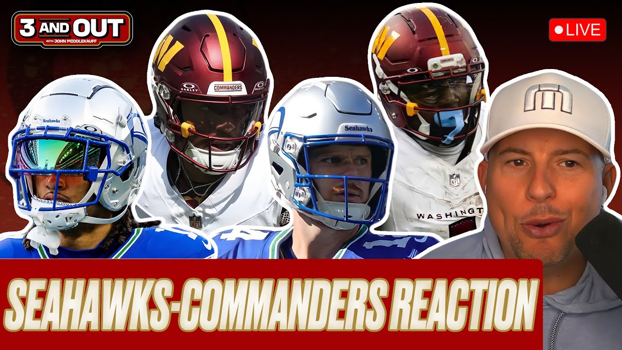 Sam Darnold & Seahawks Dominate Commanders on SNF | NFL Week 9 Highlights & Live Reaction 🏈