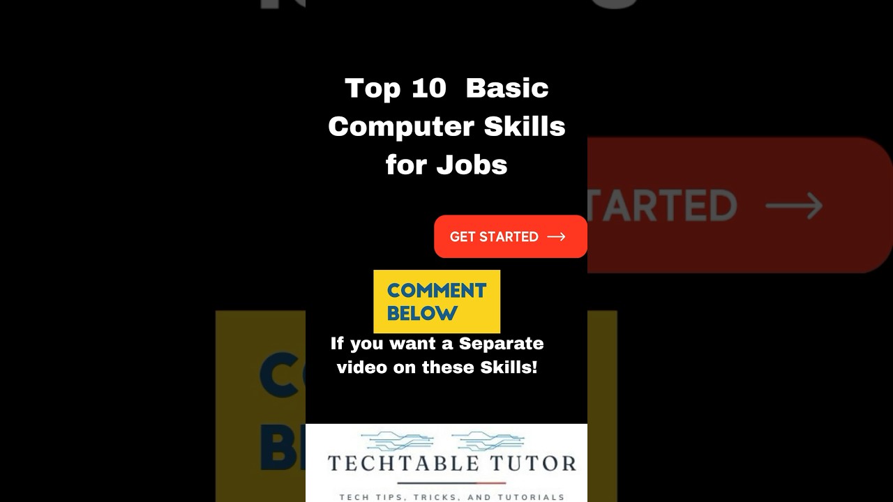 10 Essential Computer Skills for Job Success 💻