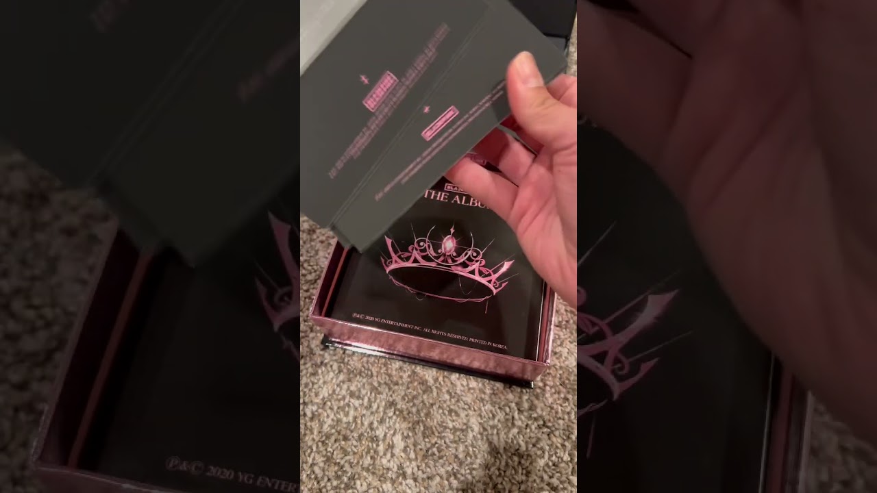 Blackpink The Album Unboxing! 🎶 | Exclusive First Look #shorts