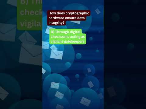 How does cryptographic hardware ensure data integrity?