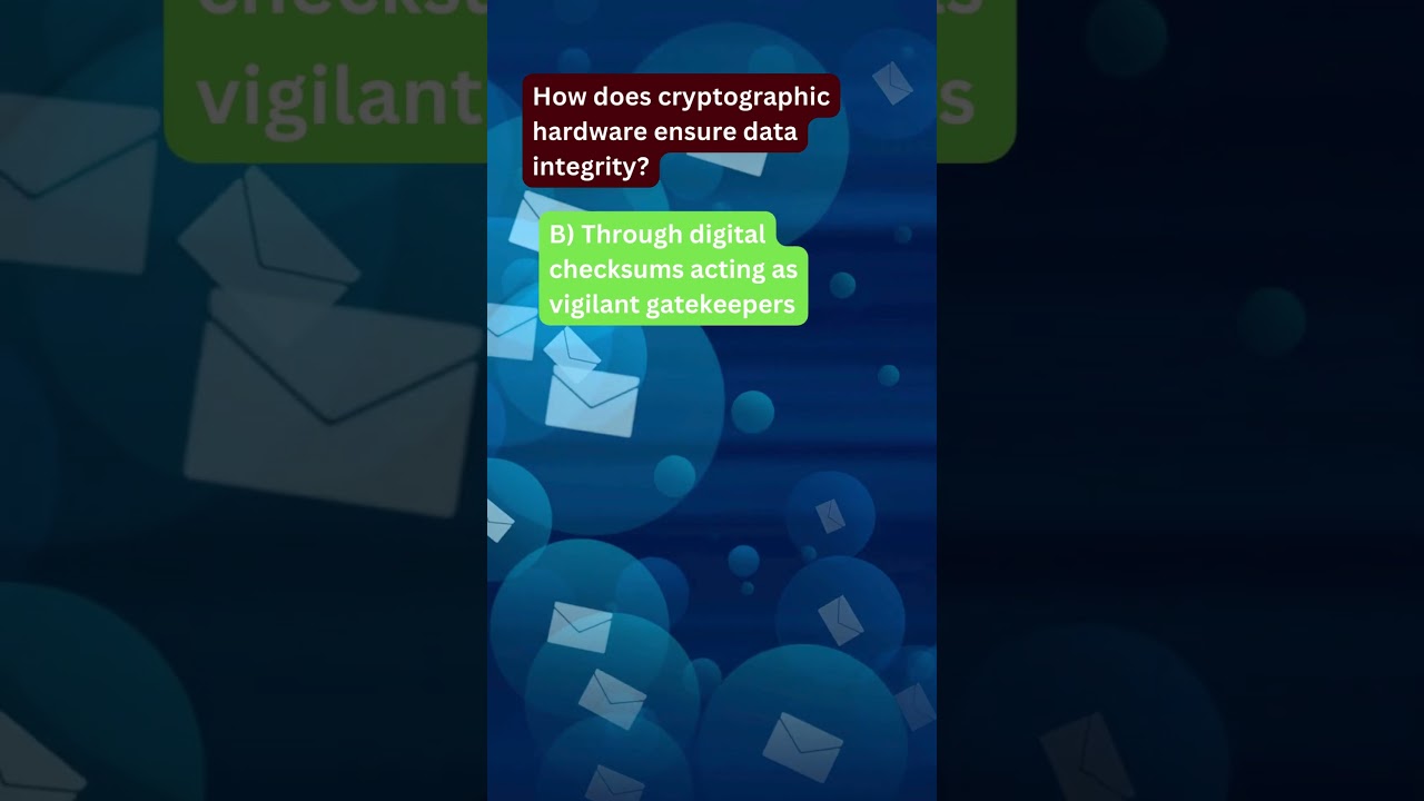 How Cryptographic Hardware Ensures Data Integrity π