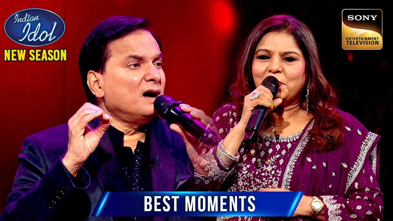 Sadhana Sargam & Lalit Pandit Perform 'Pehla Nasha' on Indian Idol S15 🎶 | Best Moments