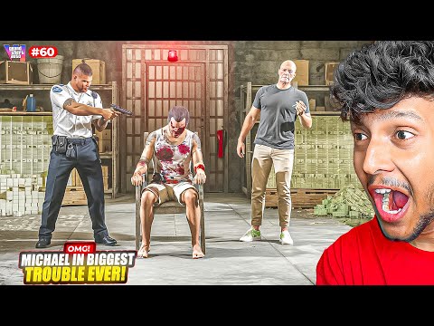 MICHAEL IN BIGGEST TROUBLE EVER in GTA 5 Real Life!😱 #60