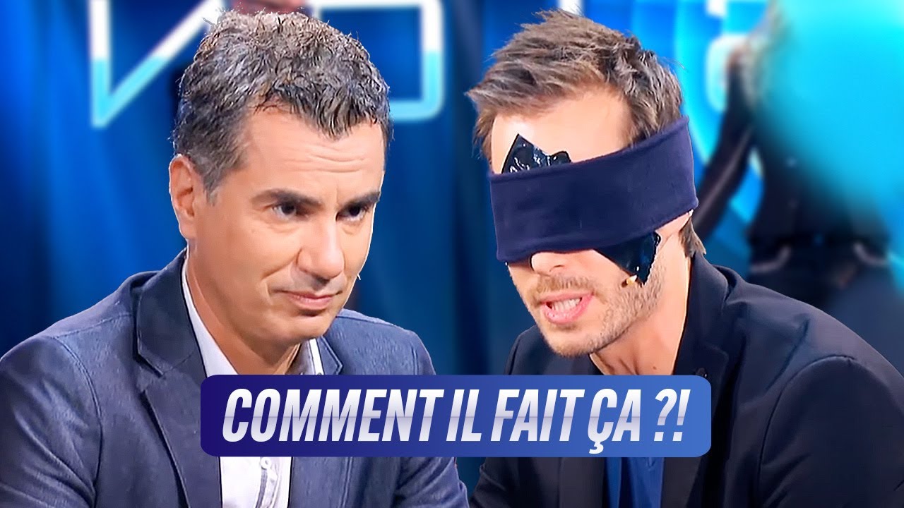 Luc Langevin retrouve des cartes les yeux bandés 😳
