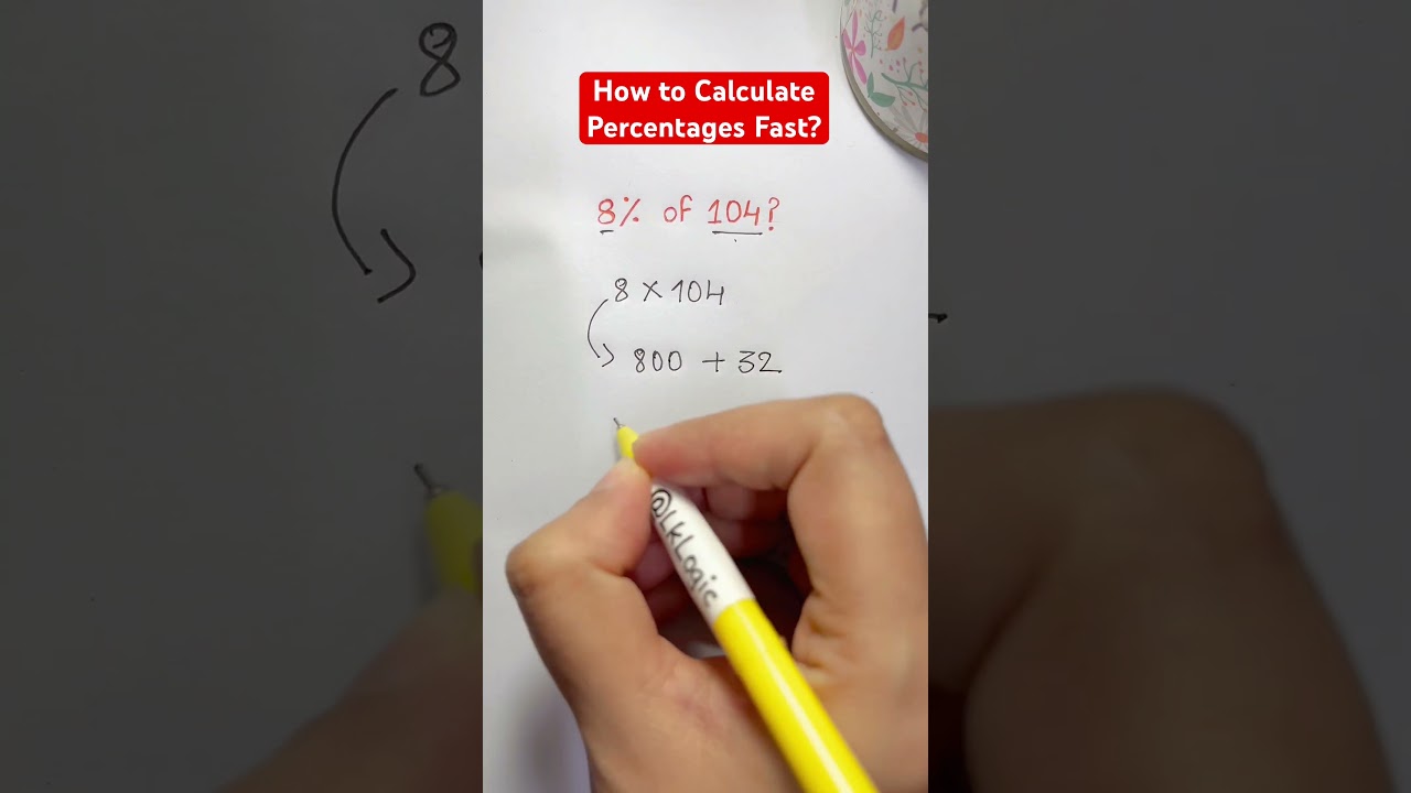 Master Fast Percentage Calculations in Seconds! ⚡