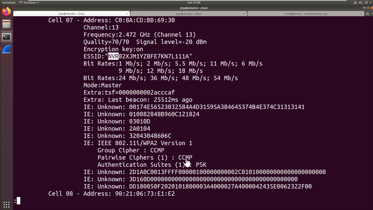 Zosi WiFi CCTV: Capturing WPA2 Handshake 🔐