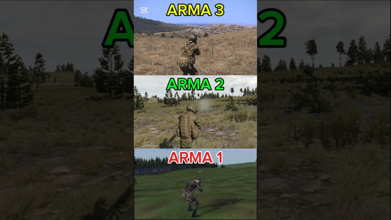 Evolution of arma  # guns # shorts #arma 1 arma 2 arma 3