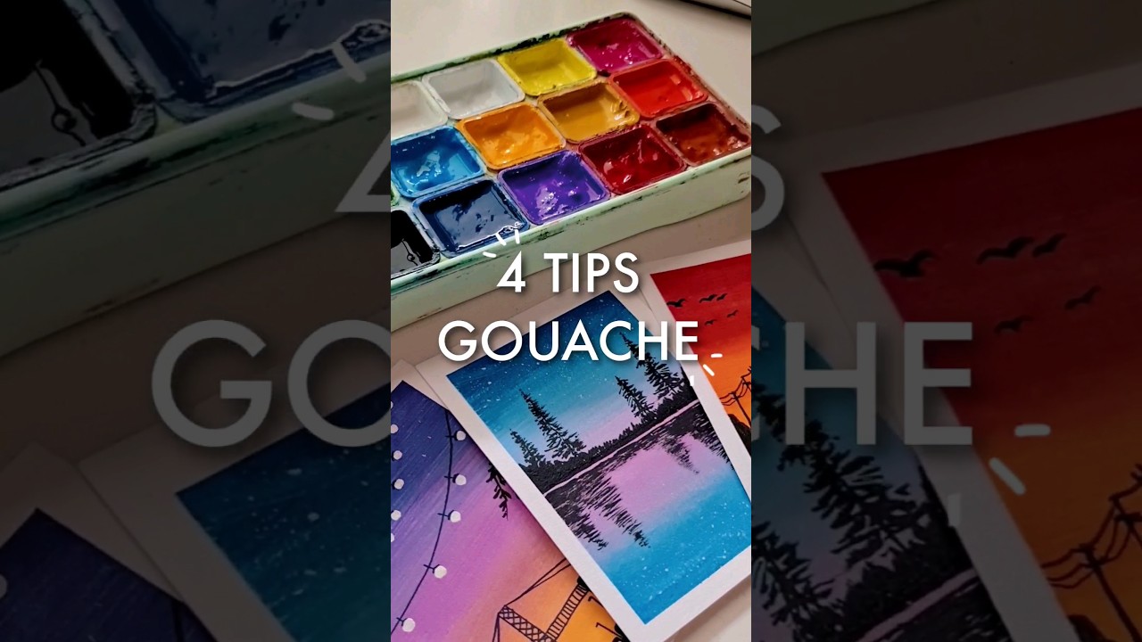 4 Tips para Pintar con Gouache 🖌️