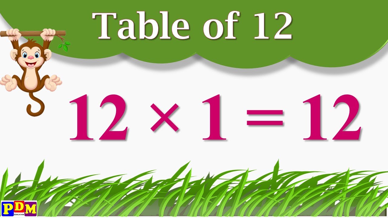 Master the Table of 12: Easy Multiplication Practice for All Ages 📚