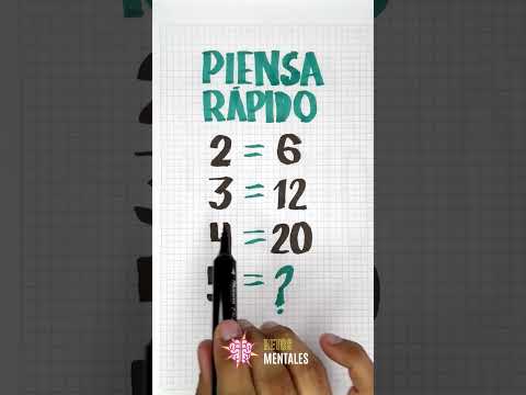 Piensa rápido - Retos matemáticos