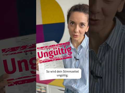 Was geht nicht auf deinem Stimmzettel? #wählefakten #wahlen #btw25 #bundestagswahl #shorts