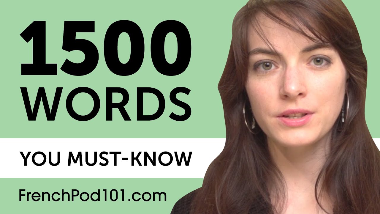 1500 Essential French Words for Beginners 🇫🇷