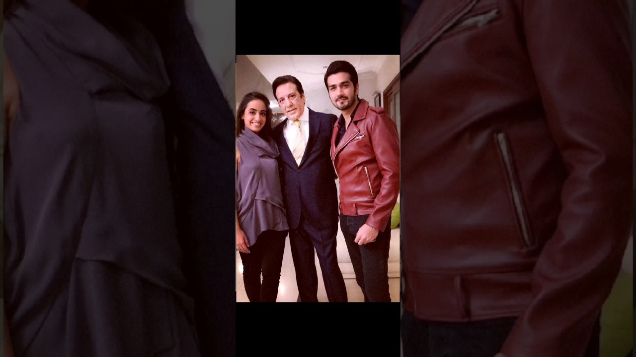 Pakistani Star Javed Sheikh with Momal and Shehzad Sheikh ❤️