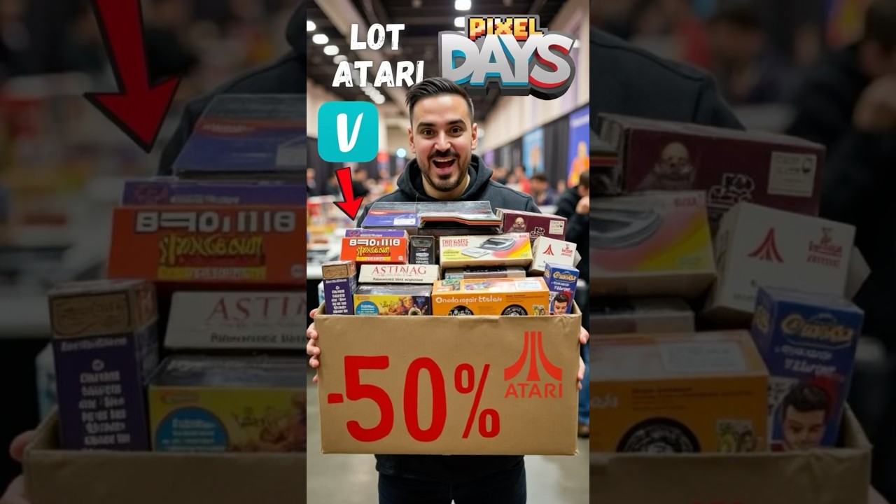 50% Off Atari Stock at Pixel Days Belgium 🎮
