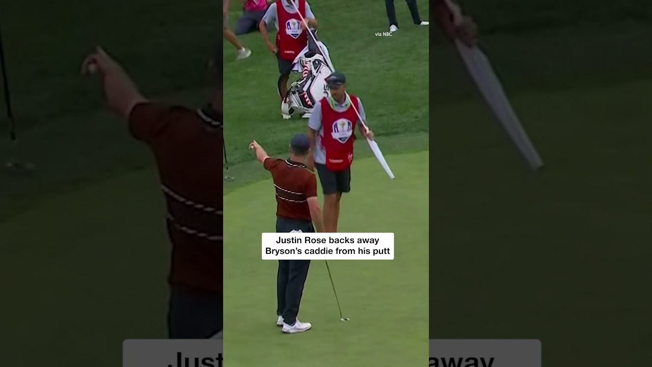 Intense Discussion with Bryson, Justin Rose & Ted Scott | Ryder Cup Highlights