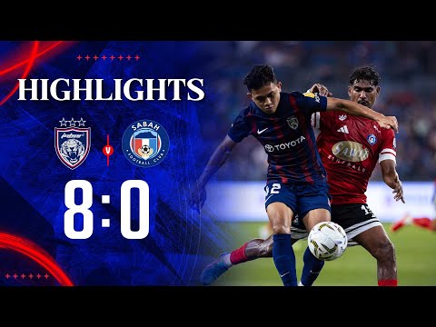HIGHLIGHTS | JOHOR DARUL TAāZIM 8-0 SABAH FC | LIGA SUPER 2025/26