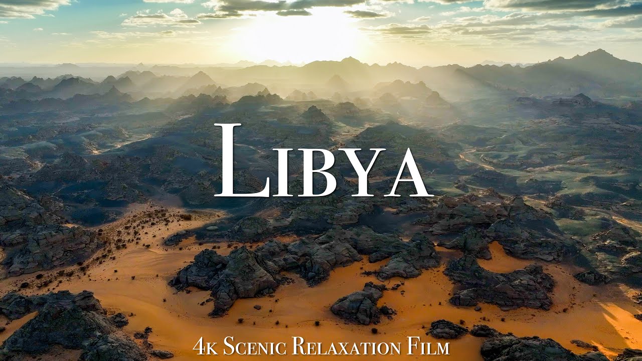 Libya 4K Scenic Relaxation with Calming Music π