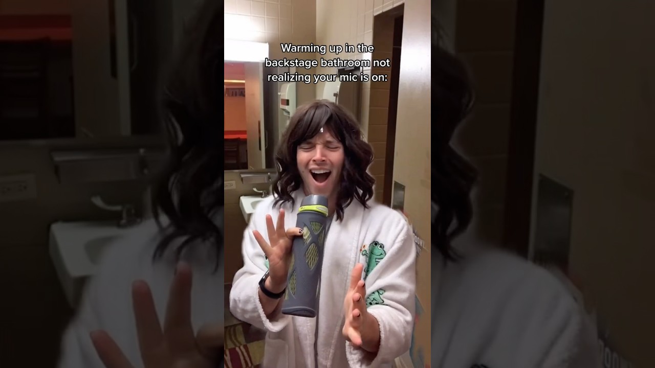 Backstage Mic On! 🎭