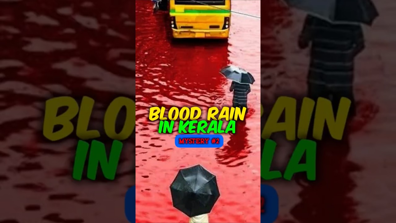 Red Rain in Kerala: Unusual Heavy Rains in 2001