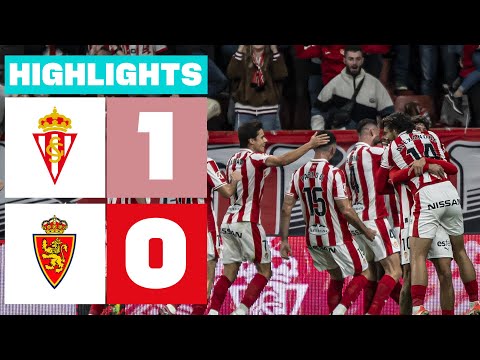 REAL SPORTING 1 - 0 REAL ZARAGOZA | RESUMEN LALIGA HYPERMOTION