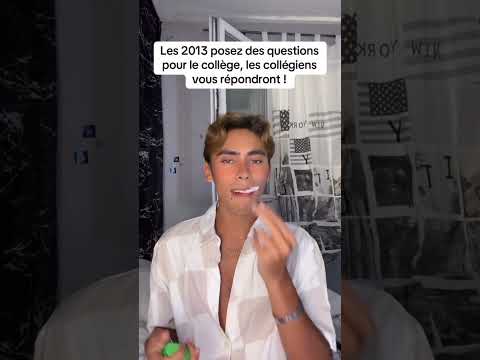 Les 2013 posez vos questions pour le collège ‘