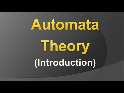 Introduction to Automata Theory - Basics of Automata - Theory of Computation